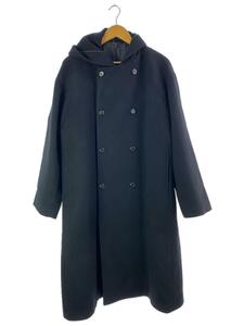 LAD MUSICIAN◆23AW/HOODED LONG COAT/ロングコート/46/ウール/BLK/2223-315/