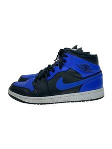 NIKE◆AIR JORDAN 1 MID_エア ジョーダン 1 ミッド/28cm/BLU