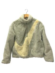 NIKE◆ブルゾン/M/ブルー/DO3792-025/AS W NSW JKT FAUX FUR SWSH PHOTON