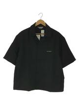 COOTIE◆Polyester Twill Fly Front S/S Shirt/L/ポリエステル/BLK/CTE-23S408_画像1