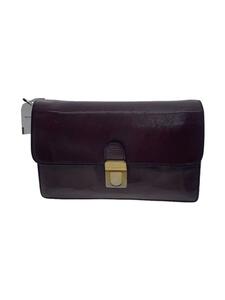 GOLD PFEIL* second bag / leather /BRW/ plain 