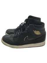 NIKE◆AIR JORDAN 1 RETRO HIGH OG/エアジョーダン1レトロハイ/ブラック/27.5cm/BLK_画像1