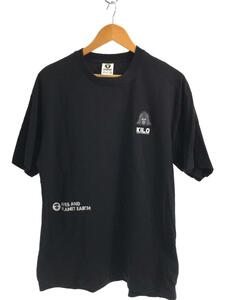 AAPE BY A BATHING APE◆Tシャツ/XL/ブラック/AAPTEM0986XXI/KILO/ラバーワンポイント/AAPER