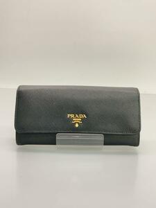 PRADA◆長財布/レザー/BLK/メンズ/1MH132