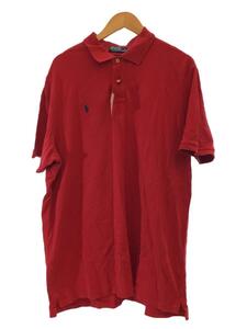 POLO RALPH LAUREN◆ポロシャツ/XL/コットン/RED