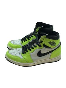 NIKE◆AIR JORDAN 1 RETRO HIGH OG_エアジョーダン 1 レトロ ハイ OG/27.5cm/YLW