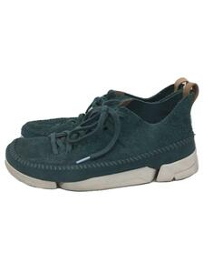 Clarks◆ローカットスニーカー/25.5cm/GRN/スウェード/26117462