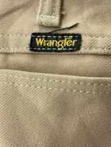 WRANGLER◆ランチャーパンツ/ブーツカットパンツ/ポリエステル/ベージュ_画像4