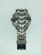 TAGHeuer◆自動巻腕時計/アナログ/ステンレス/BLK/SLV/SS/CAT2014/20230905日差+8_画像5