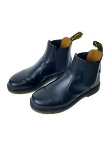 Dr.Martens◆サイドゴアブーツ/UK8/BLK/レザー/2976