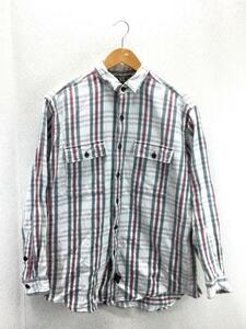 RRL◆長袖シャツ/M/コットン/WHT/チェック