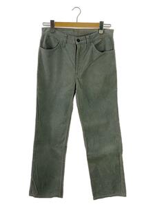 Levi’s◆ボトム/-/コーデュロイ/GRY/made in Japan/518-15/80s