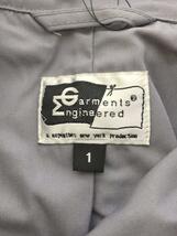 Engineered Garments◆ステンカラーコート/1/ポリエステル/グレー/USA製_画像3