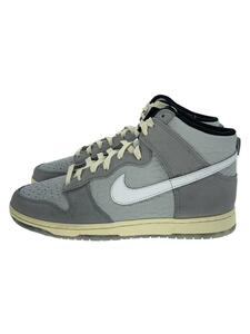 NIKE◆DUNK HIGH PRM_ダンク ハイ プレミアム/29cm/GRY/DR8753-077