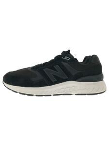 NEW BALANCE◆ローカットスニーカー/27cm/ブラック/スウェード/MW880BK6