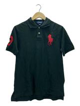 POLO RALPH LAUREN◆ポロシャツ/-/コットン/BLK_画像1