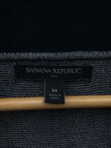 BANANA REPUBLIC◆カーディガン(厚手)/M/コットン/ネイビー/RN54023_画像3