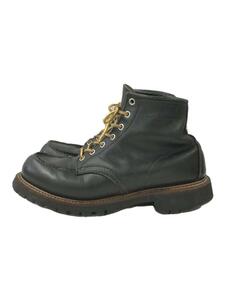 RED WING◆レースアップブーツ/UK7.5/BLK/01366