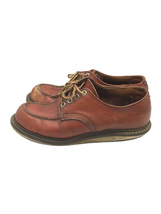 RED WING◆Work Oxford_ワークオックスフォード/デッキシューズ/25.5cm/BRW/レザー/8103_画像1