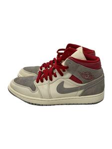 NIKE◆JORDAN 1 MID PREMIUM/28.5cm/ホワイト/ハイカットスニーカー/箱付き