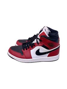 NIKE◆AIR JORDAN 1 MID/25cm/赤