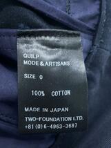 QUILP◆MODE et ARTISANS/ストレートパンツ/0/コットン/NVY/無地_画像5