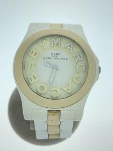 MARC BY MARC JACOBS◆クォーツ腕時計/アナログ/-/WHT/WHT/SS/MBM4523C