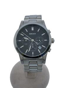 DKNY(DONNA KARAN NEW YORK)◆クロノグラフ/クォーツ腕時計/アナログ/ステンレス/SLV/SLV