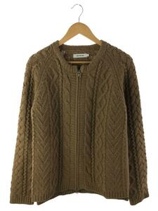 nonnative◆LOGGER ZIP UP CARDIGAN/ブルゾン/1/ウール/BRW/NN-K2210