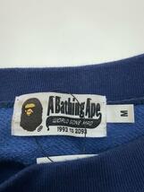 A BATHING APE◆BAPE LOGO ABC CAMO SWEAT SHIRT/001SWH751002M/コットン/ブルー/カモフラ_画像3