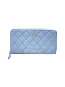 CHANEL◆長財布/レザー/PUP/レディース/AP0242/キャビアスキン/ココマーク