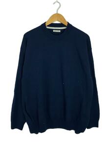 UNIVERSAL PRODUCTS◆FELTED MERINO WOOL CREW NECK KNIT/セーター/-/ウール/NVY/223-602