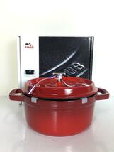 Staub◆鍋/容量:2.5L/サイズ:22cm/RED/1102206_画像1