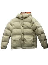 THE NORTH FACE◆ダウンジャケット/M/ポリエステル/CRM/NDW92230/CAMP SIERRA SHORT/ジップ欠_画像1