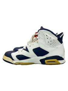 NIKE◆AIR JORDAN 6 RETRO/エアジョーダンレトロ/ホワイト/384664-130/28.5cm/WHT