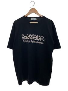 SASSAFRAS◆SASSAFRAS/Tシャツ/XL/コットン/ブラック