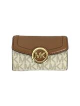 MICHAEL KORS◆6連/キーケース/レザー/クリーム/総柄/レディース/35H9GTVZ5B_画像1