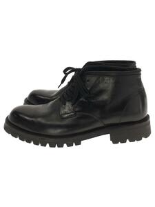 COMME des GARCONS HOMME◆TOP FINEソール/7ホール/ブーツ/26cm/BLK/レザー
