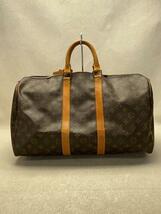 LOUIS VUITTON◆キーポル45_モノグラム・キャンバス_BRW/PVC/BRW_画像3