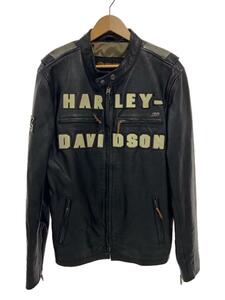 HARLEY DAVIDSON◆レザージャケット/ブルゾン/L/レザー/BLK/97000-20VM