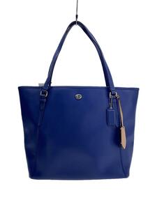 COACH◆トートバッグ/PVC/BLU/f27349