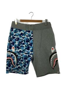 A BATHING APE◆ショートパンツ/-/コットン/GRY/カモフラ/001SPJ301016M