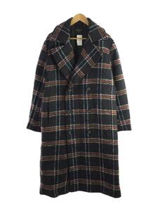 UNITED TOKYO* turn-down collar coat /3/ wool /BRW/ check /407351014