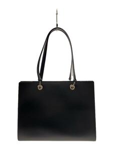 Cartier◆トートバッグ/レザー/BLK