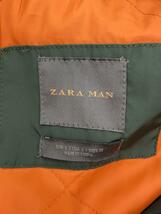 ZARA MAN◆レザージャケット・ブルゾン/S/ファー/GRN/無地_画像3