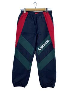 Supreme◆20SS/Paneled Track Pant/ロゴナイロンパンツ/S/ナイロン/ブラック