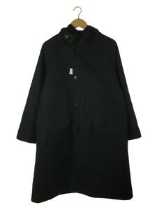 COMOLI◆コットンフーデットコート/1/コットン/NVY/W03-04012