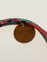 HERMES◆シンプルトゥール/ブレスレット/シルク/マルチカラー/レディース_画像2