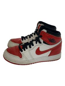 NIKE◆AIR JORDAN 1 RETRO HIGH OG GS_エア ジョーダン 1 レトロ HIGH OG GS/22