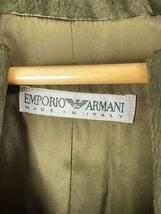 EMPORIO ARMANI◆コート/42/-/KHK/ハラコ毛革_画像3